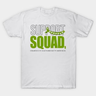Support Squad Children's Eye Health and Safety Awareness T-Shirt